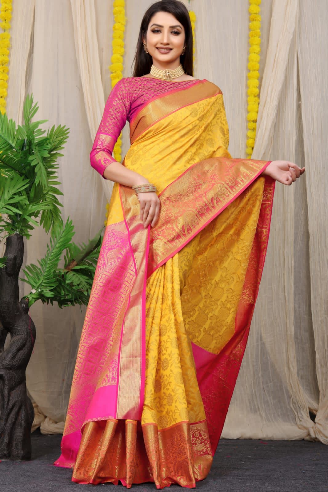 Rosy kanan 2 Silk Pallu Designer Sarees Catalog